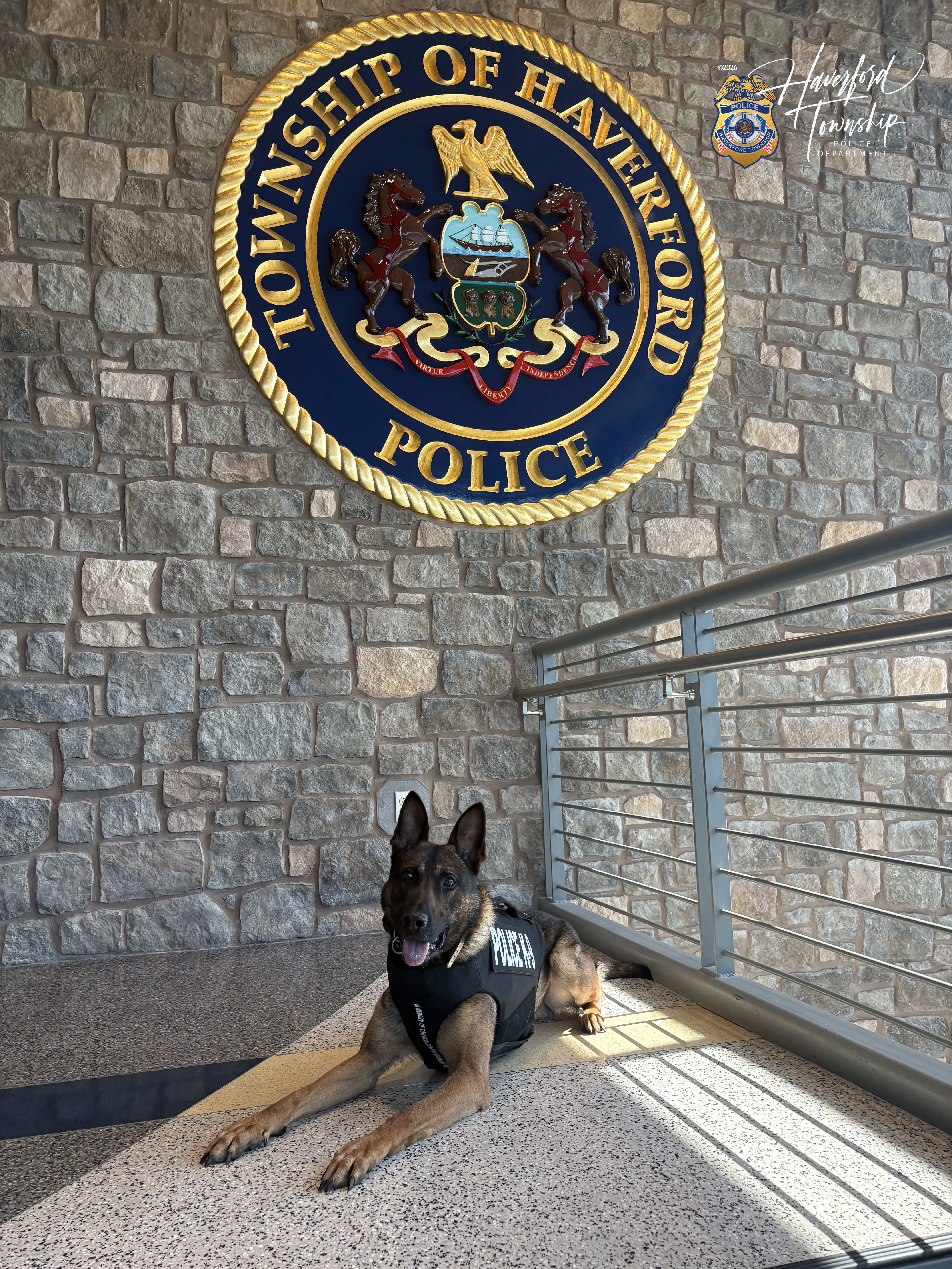 Ofc. Murtha with K9 Dawkins for Vested Interest in K9s